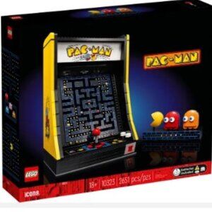 Lego Icons Pac-Man Arcade Retro Game10323, 2651 pieces, Unique Minifig, NIB